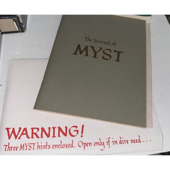 MYST by Broderbund for PC/CD ROM 1996 Big Box Complete Guide Journal Hints - Picture 6 of 10